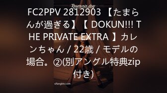 FC2PPV 2812903 【たまらんが過ぎる】【 DOKUN!!! THE PRIVATE EXTRA 】カレンちゃん / 22歳 / モデルの場合。②(別アングル特典zip付き)