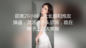 甜美20小妹！大长腿和炮友操逼，灵活小舌头舔屌，跪在椅子上后入美臀