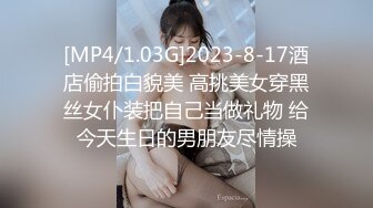 [MP4/1.03G]2023-8-17酒店偷拍白貌美 高挑美女穿黑丝女仆装把自己当做礼物 给今天生日的男朋友尽情操