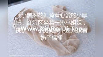 《小黑探花》骑着心爱的小摩托，红灯区坐着一排小姐姐，挑了一个小房间操，正入揉着奶子猛插