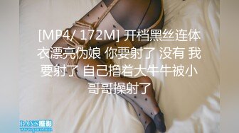 [MP4/ 172M] 开档黑丝连体衣漂亮伪娘 你要射了 没有 我要射了 自己撸着大牛牛被小哥哥操射了