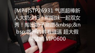 [MP4]STP26931 气质超棒新人大奶少妇！和姐妹一起双女秀！掏出奶子磨蹭&nbsp;&nbsp;拨开内裤看骚逼 超大假屌猛捅 VIP0600