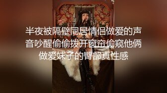 半夜被隔壁同居情侣做爱的声音吵醒偷偷拨开窗帘偷窥他俩做爱妹子的臀部真性感