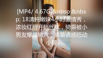 [MP4/ 4.67G]&nbsp;&nbsp; 18清纯嫩妹4小时激情秀，浓妆红唇开档丝袜，骑乘被小男友爆操嫩穴，换装诱惑扭动小腰